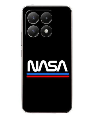 Чехол для Xiaomi 15T с картинкой «NASA — классика Red Blue» Чехол для Xiaomi 15T с картинкой «NASA — классика Red Blue»