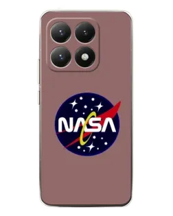 Чехол для Xiaomi 15T с картинкой «NASA — ретро космос» Чехол для Xiaomi 15T с картинкой «NASA — ретро космос»