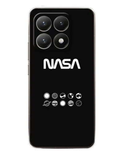 Чехол для Xiaomi 15T с картинкой «NASA — технический принт» Чехол для Xiaomi 15T с картинкой «NASA — технический принт»