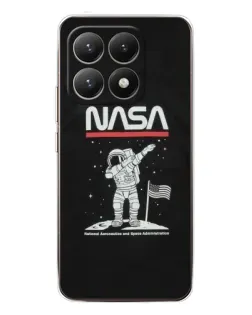 Чехол для Xiaomi 15T с картинкой «NASA — шагаем по Луне» Чехол для Xiaomi 15T с картинкой «NASA — шагаем по Луне»