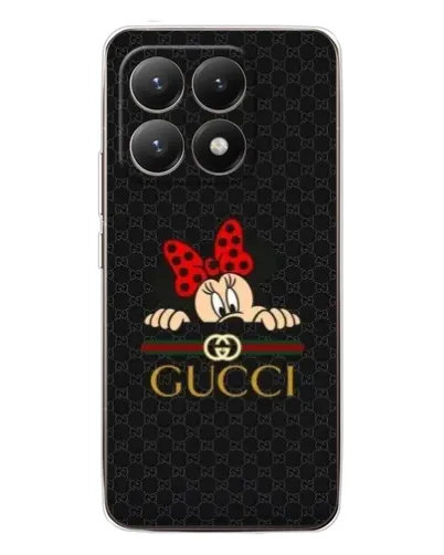 Чехол для Xiaomi 15T с картинкой «Минни Маус Gucci — черный» Чехол для Xiaomi 15T с картинкой «Минни Маус Gucci — черный»