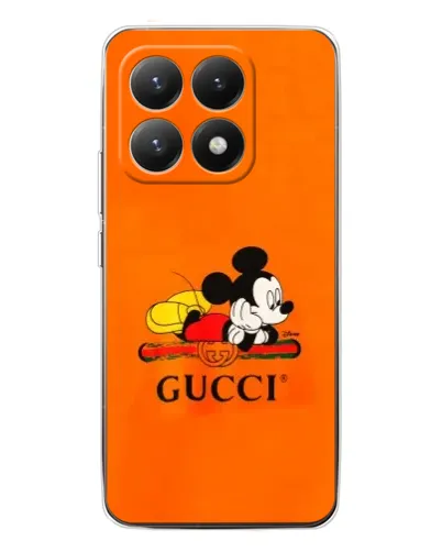 Чехол для Xiaomi 15T с картинкой «Микки Маус Gucci — оранж» Чехол для Xiaomi 15T с картинкой «Микки Маус Gucci — оранж»