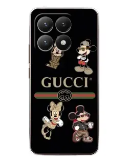 Чехол для Xiaomi 15T с картинкой «Gucci — герои Disney и монограмма» Чехол для Xiaomi 15T с картинкой «Gucci — герои Disney и монограмма»