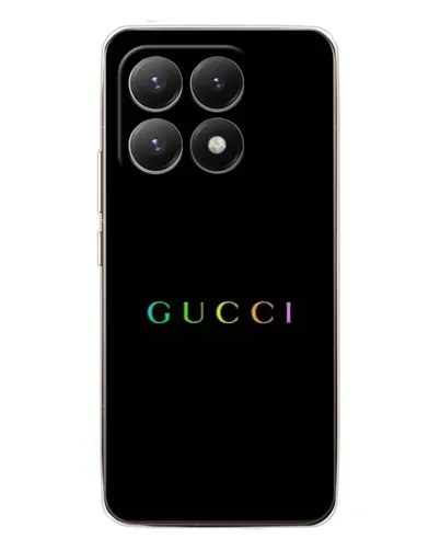 Чехол для Xiaomi 15T с картинкой «Gucci — неоновый минимализм» Чехол для Xiaomi 15T с картинкой «Gucci — неоновый минимализм»