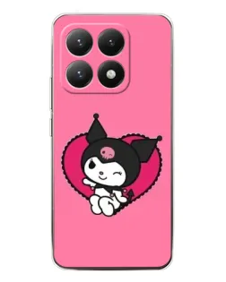 Чехол для Xiaomi 15T с картинкой «Kuromi — любовь в сердце»