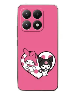 Чехол для Xiaomi 15T с картинкой «Kuromi и My Melody»