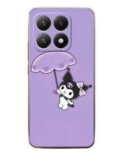 Чехол для Xiaomi 15T с картинкой «Kuromi с зонтиком»