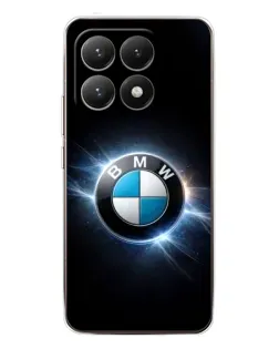 Чохол для Xiaomi 15T з картинкою «BMW — неонове сяйво»