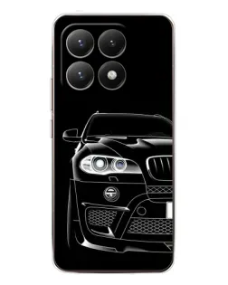 Чохол для Xiaomi 15T з картинкою «Темний силует BMW»