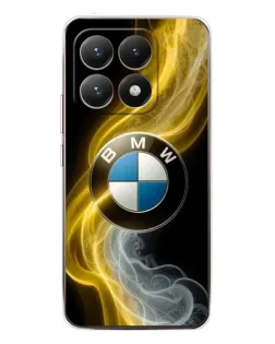 Чохол для Xiaomi 15T з картинкою «Золотистий дим BMW»