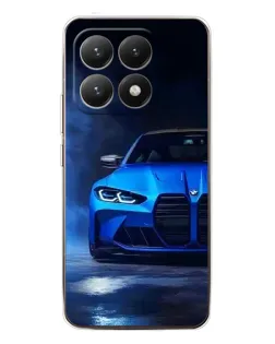 Чохол для Xiaomi 15T з картинкою «Блакитна BMW M4»