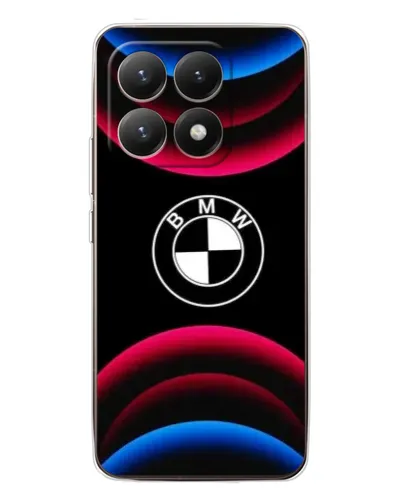 Чохол для Xiaomi 15T з картинкою «Логотип BMW та неонові дуги» Чохол для Xiaomi 15T з картинкою «Логотип BMW та неонові дуги»