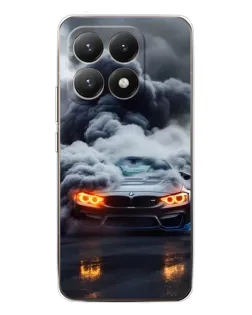 Чохол для Xiaomi 15T з картинкою «BMW у диму»
