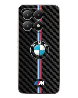 Чохол для Xiaomi 15T з картинкою «Емблема BMW та карбон»
