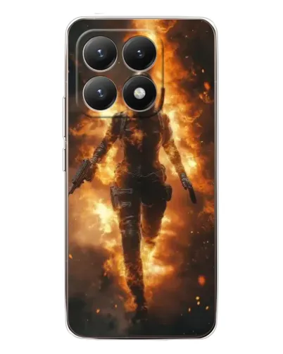 Чохол для Xiaomi 15T з картинкою «BMW — швидкість у дощі»