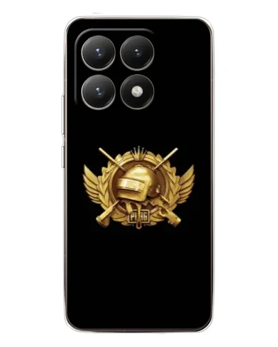 Чохол для Xiaomi 15T з картинкою «PUBG — помаранчевий градієнт»