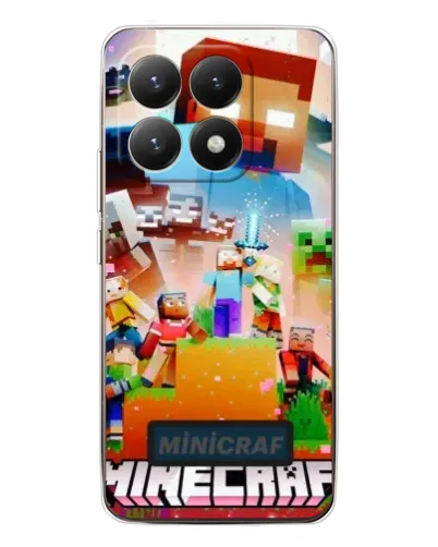 Чехол для Xiaomi 15T с картинкой «Minecraft герои игры» Чехол для Xiaomi 15T с картинкой «Minecraft герои игры»