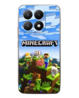 Чохол для Xiaomi 15T з картинкою «Minecraft класичний світ»