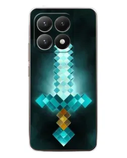 Чохол для Xiaomi 15T з картинкою «Алмазний меч неон»