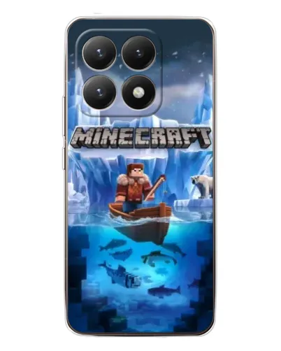 Чехол для Xiaomi 15T с картинкой «Minecraft ледяной мир» Чехол для Xiaomi 15T с картинкой «Minecraft ледяной мир»