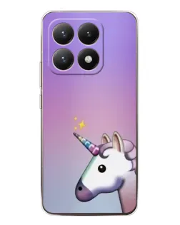 Чехол для Xiaomi 15T с картинкой «Единорог градиент»