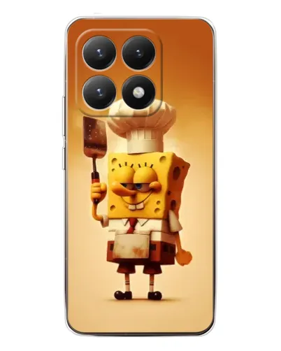 Чехол для Xiaomi 15T с картинкой «Губка Боб повар» Чехол для Xiaomi 15T с картинкой «Губка Боб повар»