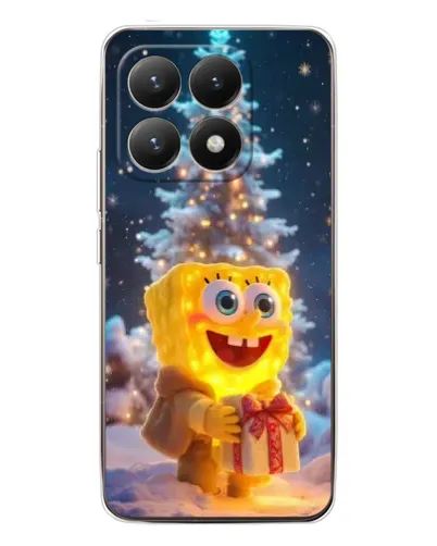 Чехол для Xiaomi 15T с картинкой «Рождественский Спанч Боб» Чехол для Xiaomi 15T с картинкой «Рождественский Спанч Боб»