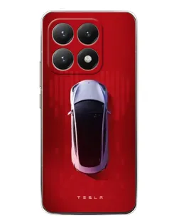 Чохол для Xiaomi 15T з картинкою «Tesla Top View»