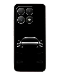 Чохол для Xiaomi 15T з картинкою «Силует Tesla Night»