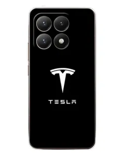 Чохол для Xiaomi 15T з картинкою «Tesla White Logo»