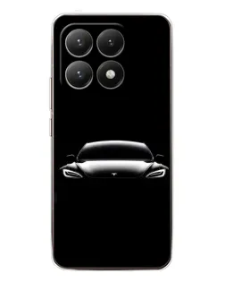 Чохол для Xiaomi 15T з картинкою «Фари Tesla Night»