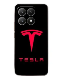 Чохол для Xiaomi 15T з картинкою «Tesla Red Logo»