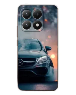 Чехол для Xiaomi 15T с картинкой «Mercedes — ночной город» Чехол для Xiaomi 15T с картинкой «Mercedes — ночной город»