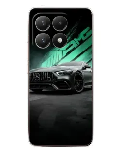 Чехол для Xiaomi 15T с картинкой «Темный Mercedes AMG»