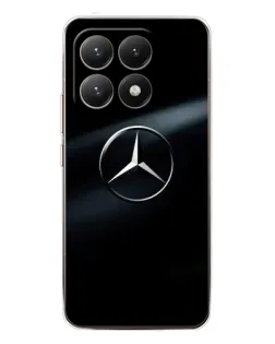 Чехол для Xiaomi 15T с картинкой «Mercedes на металле»