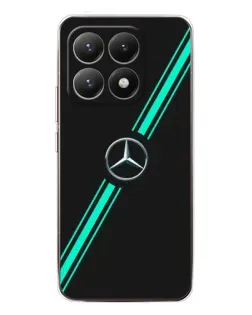 Чехол для Xiaomi 15T с картинкой «Спортивные линии Mercedes»