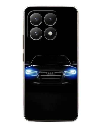 Чохол для Xiaomi 15T з картинкою «Audi в неоні»