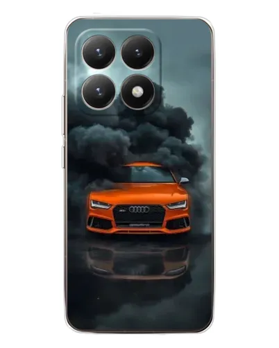 Чохол для Xiaomi 15T з картинкою «Audi у хмарах диму»