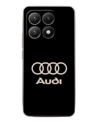 Чохол для Xiaomi 15T з картинкою «Audi — золотий логотип»