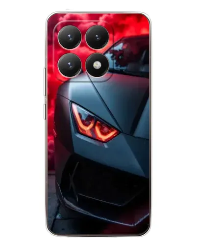 Чехол для Xiaomi 15T с картинкой «Lamborghini красное сияние»