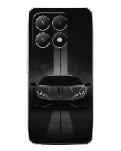 Чехол для Xiaomi 15T с картинкой «Lamborghini симметрия дорог»