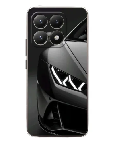 Чехол для Xiaomi 15T с картинкой «Lamborghini фары детализация»