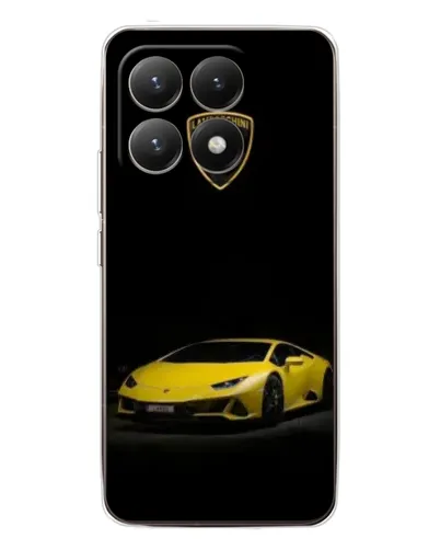 Чехол для Xiaomi 15T с картинкой «Lamborghini желтый акцент»