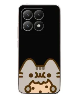 Чехол для Xiaomi 15T с картинкой «Пушин на черном»