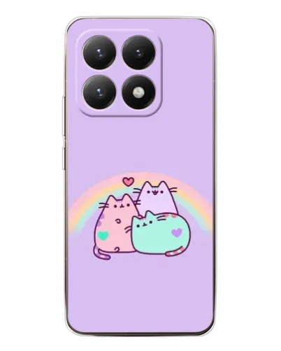 Чехол для Xiaomi 15T с картинкой «Радужные Пушины» Чехол для Xiaomi 15T с картинкой «Радужные Пушины»