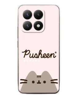 Чехол для Xiaomi 15T с картинкой «Pusheen логотип»