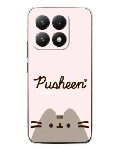 Чехол для Xiaomi 15T с картинкой «Pusheen логотип» Чехол для Xiaomi 15T с картинкой «Pusheen логотип»