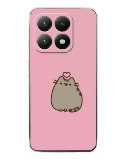 Чехол для Xiaomi 15T с картинкой «Pusheen сердце»