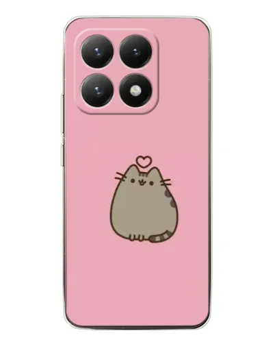 Чехол для Xiaomi 15T с картинкой «Pusheen сердце» Чехол для Xiaomi 15T с картинкой «Pusheen сердце»