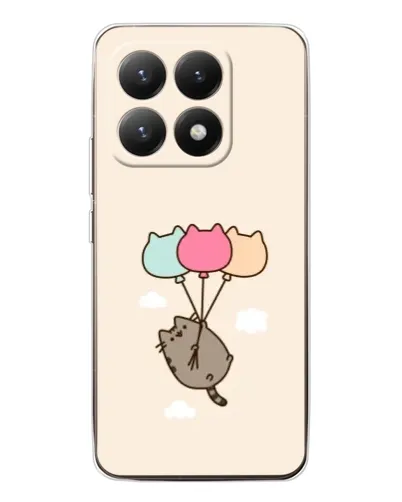 Чехол для Xiaomi 15T с картинкой «Пушин на шариках» Чехол для Xiaomi 15T с картинкой «Пушин на шариках»